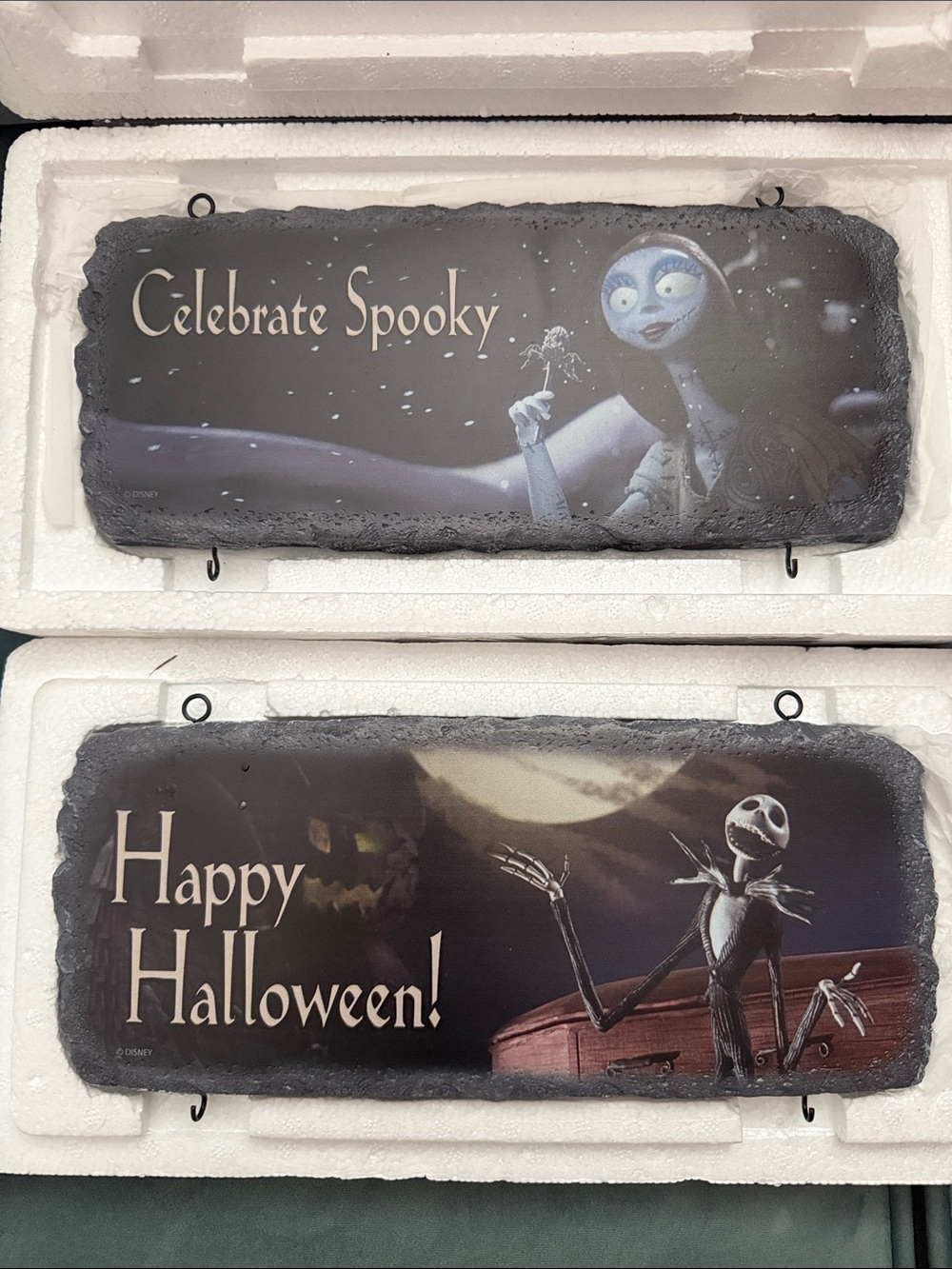 The Nightmare Before Christmas Disney Halloween Signs - Bradford Exchange